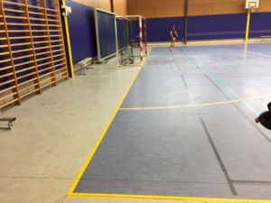 Rénovation du sol de la salle de sport - Premesques